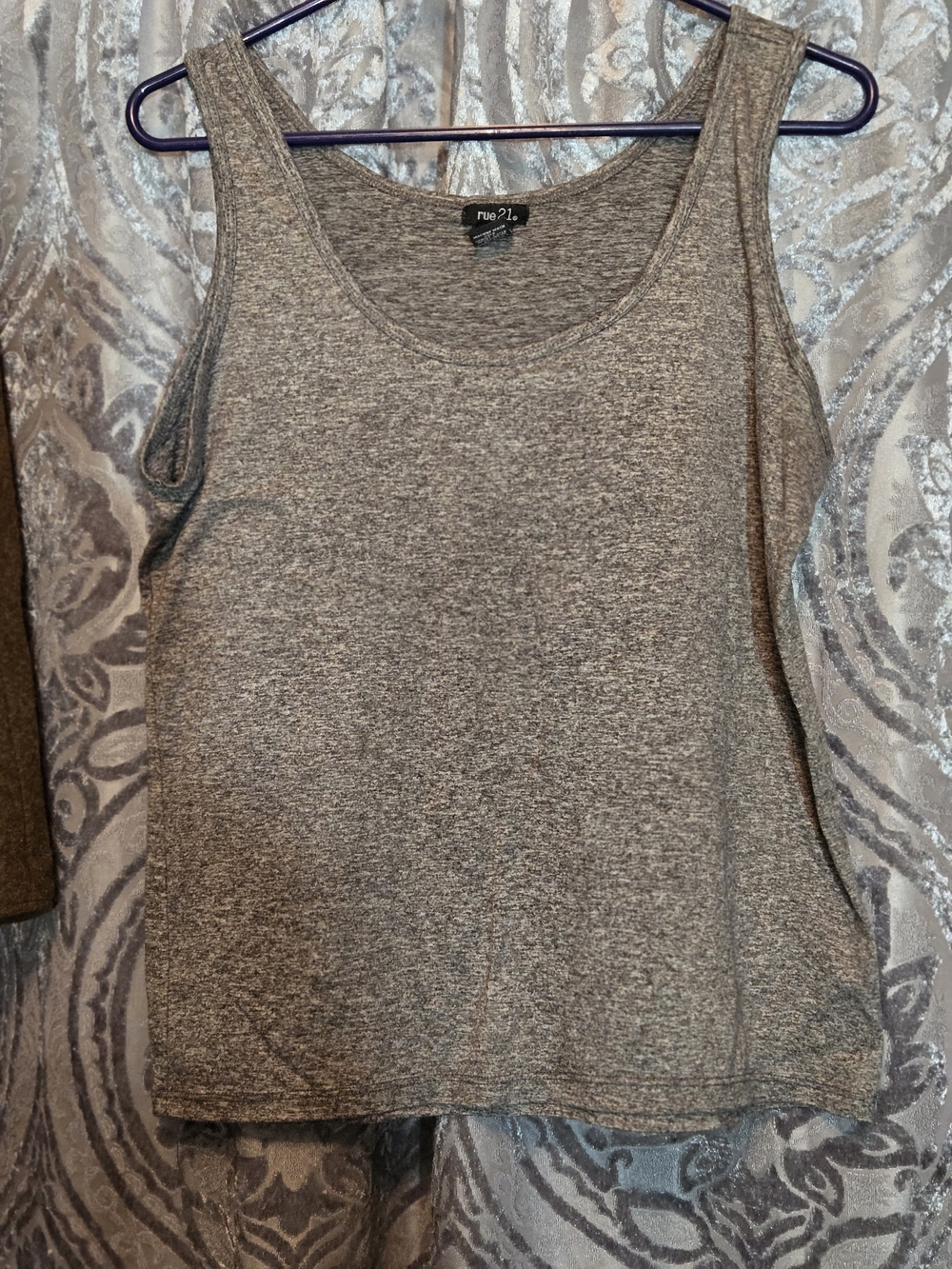Rue21 Heathered Gray Tank Top
